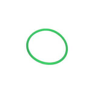 聚氨酯圆带 PU环形带 无缝接驳带O型圆带传动带一体成型皮带绿色