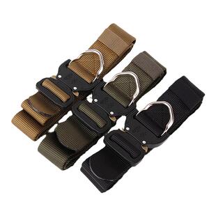 战术汤姆 卡其、绿、黑色 眼镜蛇扣腰带军迷用战术快反多功能腰带