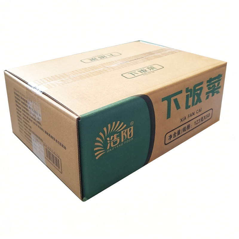 正宗浩阳下饭菜123g50袋家用餐饮商用榨菜丝开胃开味佐餐酱腌咸菜