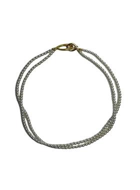 双环相扣项链Celina施家珍珠