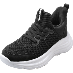 牧童儿童运动鞋2025冬季新款男童青少年轻便跑步跳绳鞋女童加绒鞋