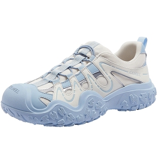 骆驼极光丑萌鞋2026春新款厚底徒步登山运动户外爬山休闲情侣男女