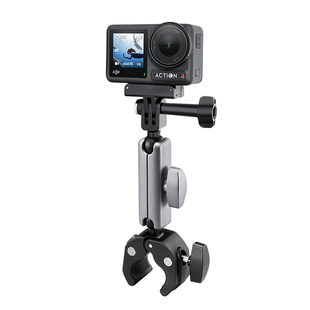 金属摩托车管夹适配GoPro13 12影石insta360Acepro2 X5 X4 go3 3S大疆Action6/5pro/4摩托车固定支架车管支架