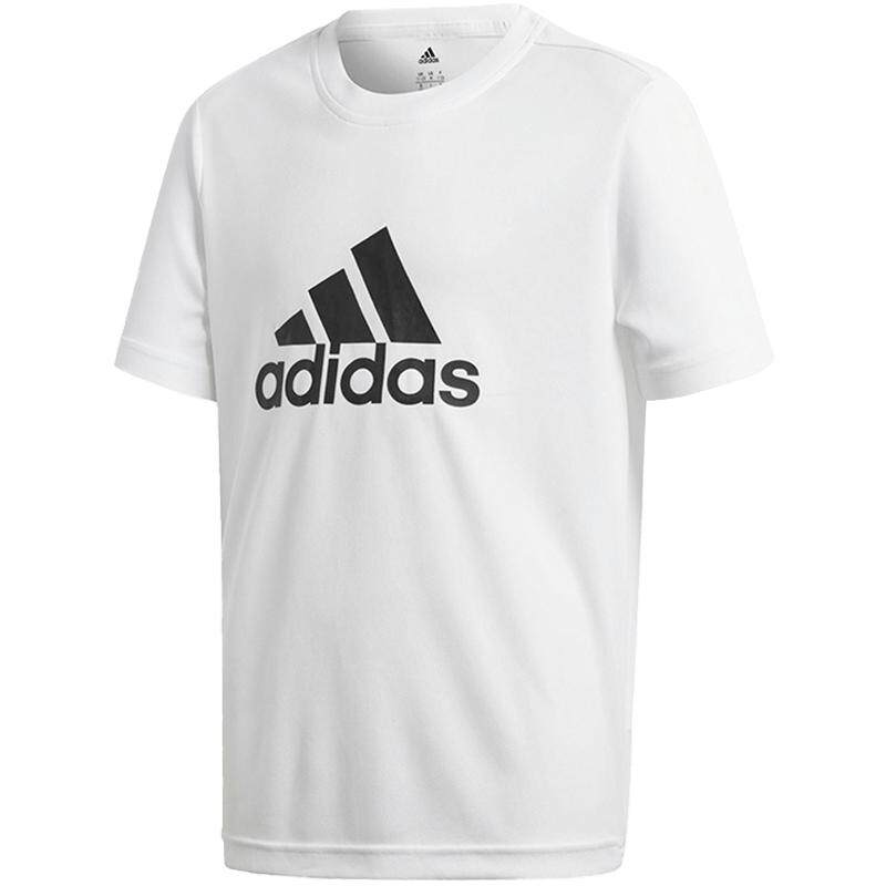 Adidas/阿迪达斯正品当季新款大童装训练运动短袖T恤BK0713