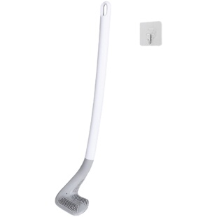 Drdirt马桶刷家用无死角清洁卫生间壁挂硅胶加长高尔夫洗刷子