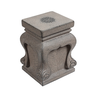 户外花园庭院摆件人造石墩凳子别墅阳台门口布置小花盆装饰品底座