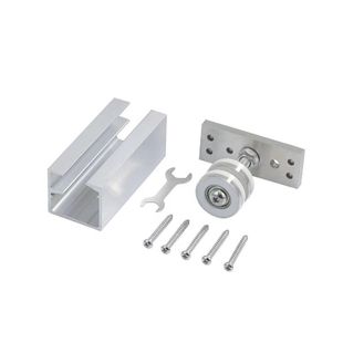 万向折叠门吊轮吊轨屏风木门滑轨移门隔断推拉门轨道滑轮全套配件