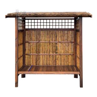 防腐耐用竹亭子户外茶台竹待屋门楼庭院景观装饰实木护拦花园篱笆