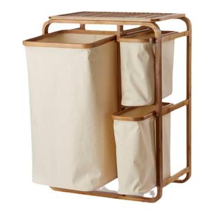 日式布艺洗衣篮浴室置物架衣物脏衣服收纳筐脏衣篓家用分类脏衣篮