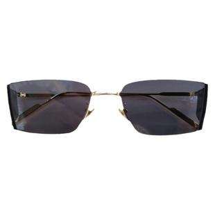 gm jennie同款nico墨镜黄色紫色镜片ins明星街拍小框太阳镜男女