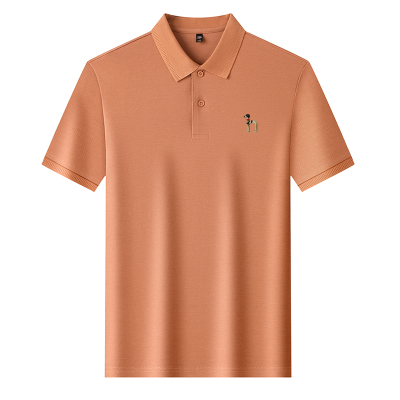 【奥莱撤柜】100%棉纯色翻领短袖T恤男  经典版纯棉POLO衫宽松T恤