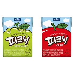 【朴彩英同款】韩国进口maeil每日苹果葡萄牛奶果汁picnic饮料