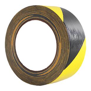 联力布基单面胶带 警示耐磨布基胶带 强力防水接缝婚庆展会专用胶 无痕易撕耐磨黑黄地毯胶布 20米长