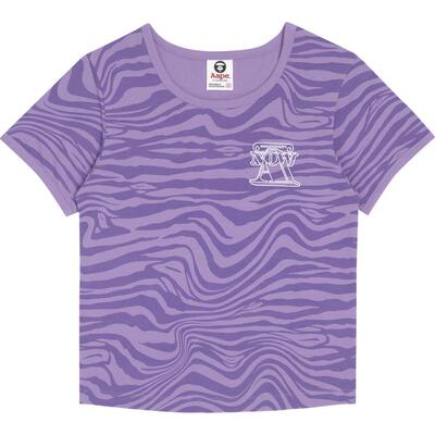 aape旗舰店女装春夏字母印花短袖