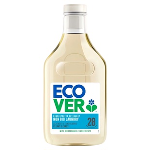 ecover欧维洁洗衣液香氛进口无酶浓缩护衣护色固色防缩水白衣服