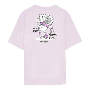 韩国2025春夏meditation新品羽毛球服短袖男女同款运动速干T恤11