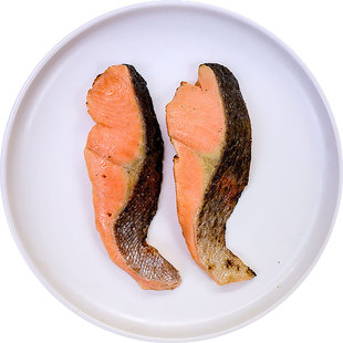 三文鱼冷冻熟腌咸鱼烟熏鲑鱼新鲜即食扒马哈鱼腩中段西餐海鲜食材