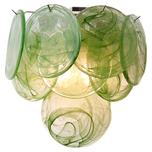 莫奈 Murano穆拉诺法式复古卧室床头壁灯氛围中古手工玻璃过道灯