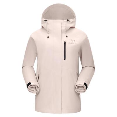 【羽绒】骆驼户外木黛羽绒服冲锋衣女三合一加绒加厚登山服外套男