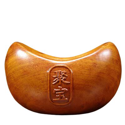 木质聚宝盆收纳装饰红木工艺品