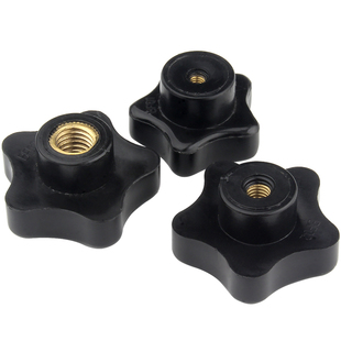 铜牙手柄螺母手拧把手胶木梅花把手五角星型手柄螺丝帽M4M6M8M10