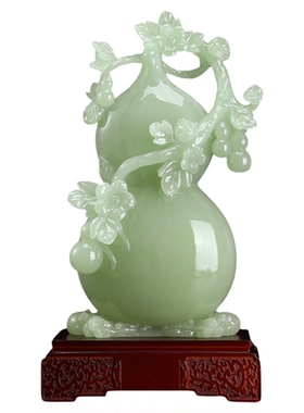 招财玉葫芦摆件结婚乔迁新居礼品