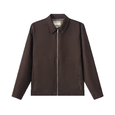 UNICAHOMME仿麂皮翻领休闲外套