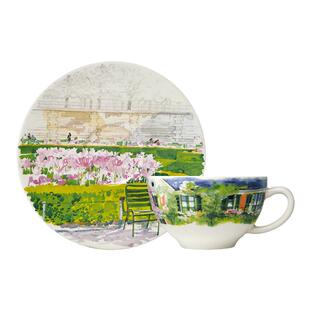 法国进口GIEN巴黎到吉维尼餐具陶瓷餐盘餐碗茶具礼品摆件法国制造