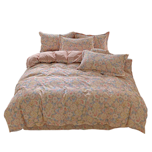 加厚纯棉磨毛被套单件秋冬季A类全棉宿舍单人被罩150x200x230双人