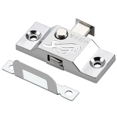 加厚防盗配件铝合金锁扣弹簧老式门窗户插弹开孔拴平开窗防护销子