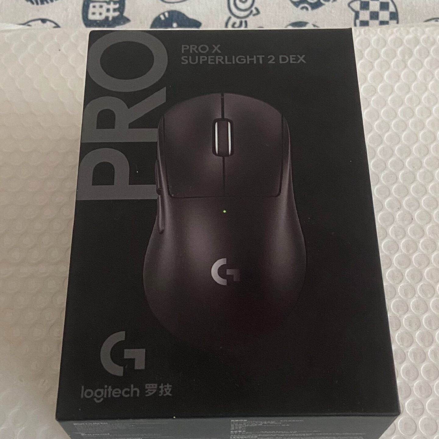 议价GPW4罗技PRO X SUPERLIGHT 2DEX无线游戏鼠标黑色 全新现货