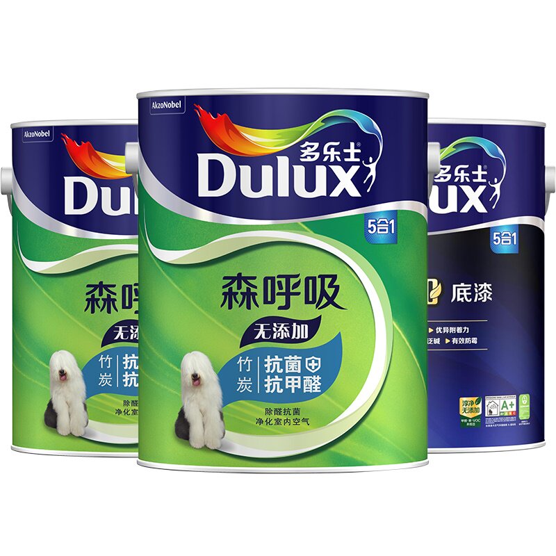 多乐士无添加抗甲醛抗菌墙面漆