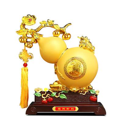 聚善缘福到财到葫芦摆件乔迁礼物