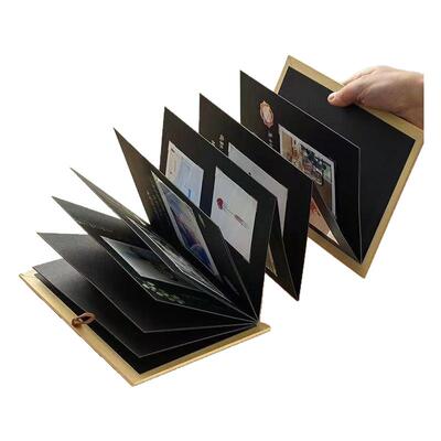 风琴折叠diy空白相册本