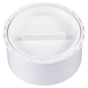 PVC地平清扫口内插堵头闷头堵帽检查口排水管50配件75内堵110 160