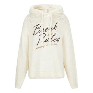 【赵露思同款】MOUSSY 25秋季甜酷字母毛针织衫028IAZ70-1028