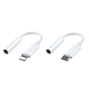 适用苹果耳机转接头iphone18promax转换器16pro音频转接线华为小米充电二合一转接口手机转3.5mm有线直播圆孔