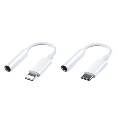适用苹果耳机转接头iphone18promax转换器16pro音频转接线华为小米充电二合一转接口手机转3.5mm有线直播圆孔