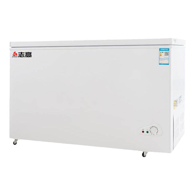 志高大冰柜248/338L家用商用大型大容量冷藏冷冻柜省电卧式冷柜