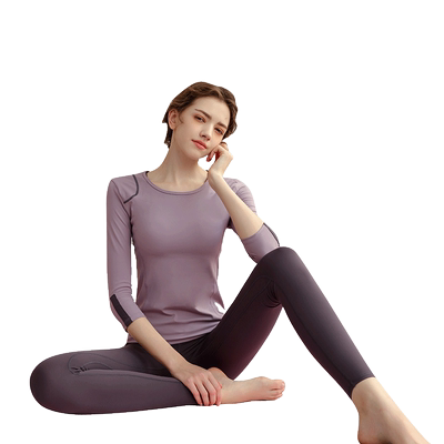 七分袖瑜伽服女2025新款健身套装