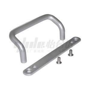 铝合金带垫板工业把手 型材用角型拉手XAF66-L100/L120/L125