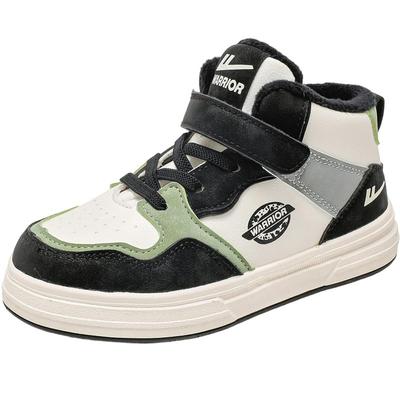 回力童鞋加绒男童鞋子2025冬季新款儿童二棉鞋高帮板鞋保暖休闲鞋