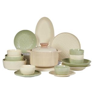 餐具套装乔迁新居碗盘家用盘子碗套装奶油风高级感碗具2025新款碗