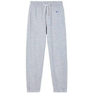 Champion冠军加绒束脚裤女冬季新款抽绳直筒卫裤保暖运动长裤秋