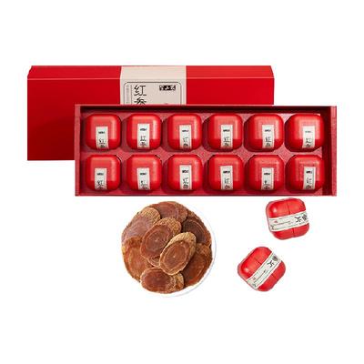 半山农长白山红参切片礼盒288g