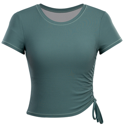 梵美人瑜伽服短袖夏季