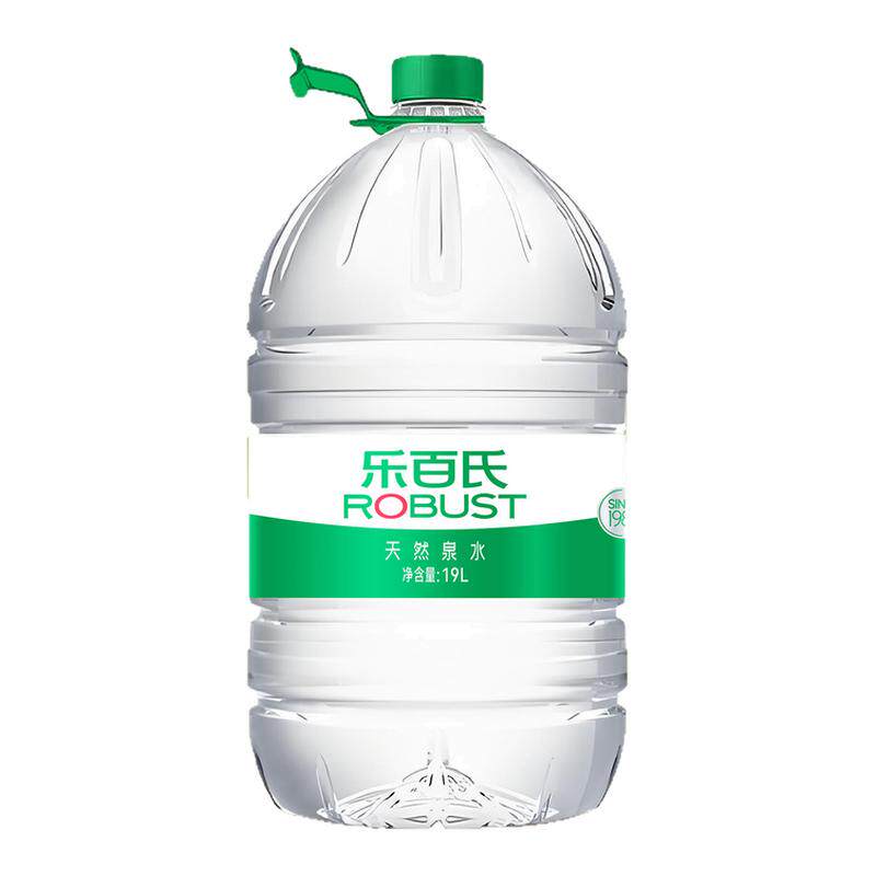 乐百氏桶装水19L*5桶家庭超大瓶桶装泡茶饮用天然泉水非20L矿泉水