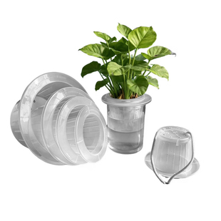 无土栽培蔬菜花卉定植篮水培加深超深定植篮定植盆固根器固定植篮