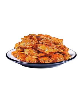 香酥小螃蟹即食下酒蟹肉网红零食
