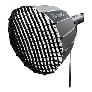 捷宝KP2快装快拆柔光箱60/70/90/120cm保荣口深口抛物线深抛网格格栅柔光灯罩摄影适用神牛爱图仕南光补光灯